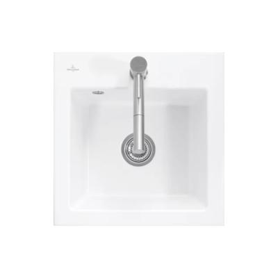 Villeroy & Boch Villeroy&Boch Spülbecken, Küchenspüle Subway 50 S Stone White 525x510mm, Unterschrankbreite 50cm Image