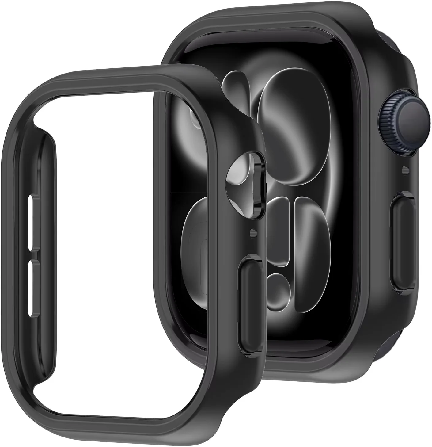 Abdeckung für Apple Watch Case 10 11 46 mm 44 mm 40 mm 42 mm 38 mm Zubehör PC-Schutz Stoßstange iWatch Serie 8 7 SE 6 5 3 9 45 mm 41 mm Image