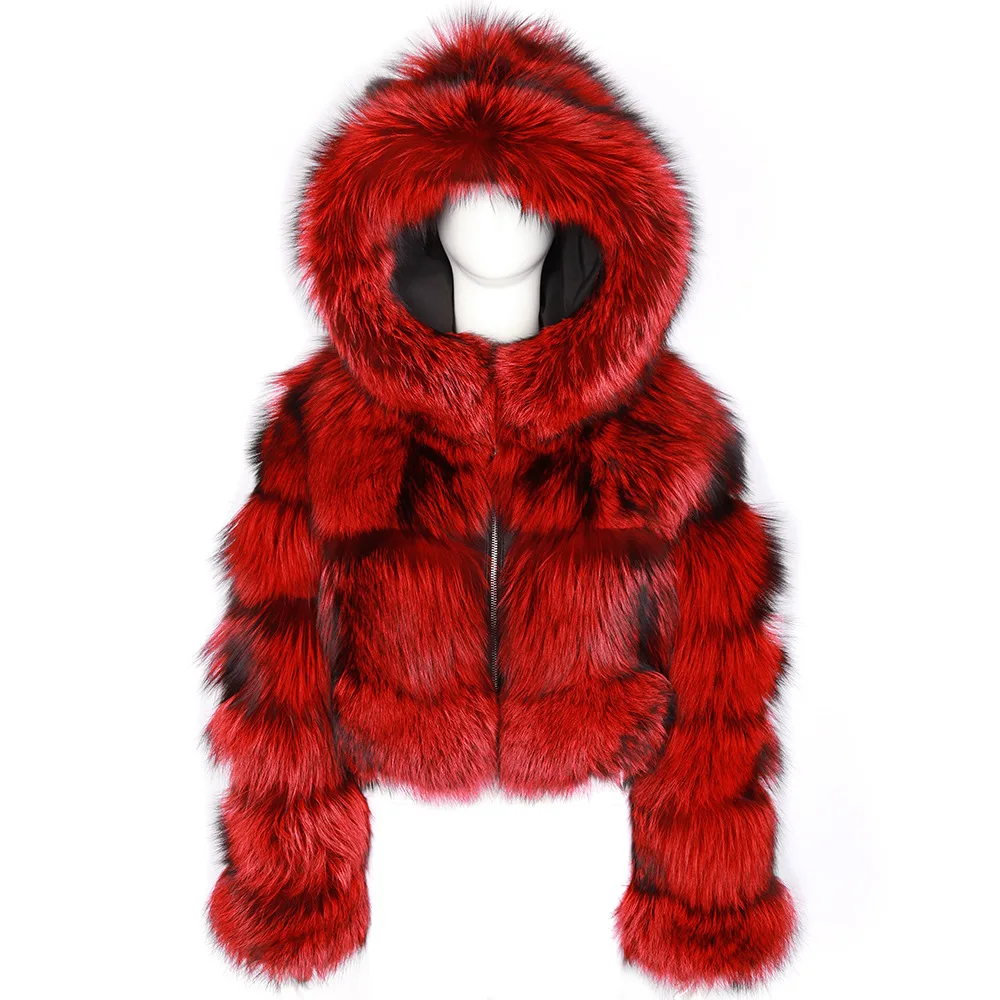 Frauen Faux Pelz Kurze Mäntel Dicke Warme Mantel Mit Kapuze Offenen Stich Regelmäßige Volle Hülse Feste Beiläufige Elegante Splice Herbst Winter Image