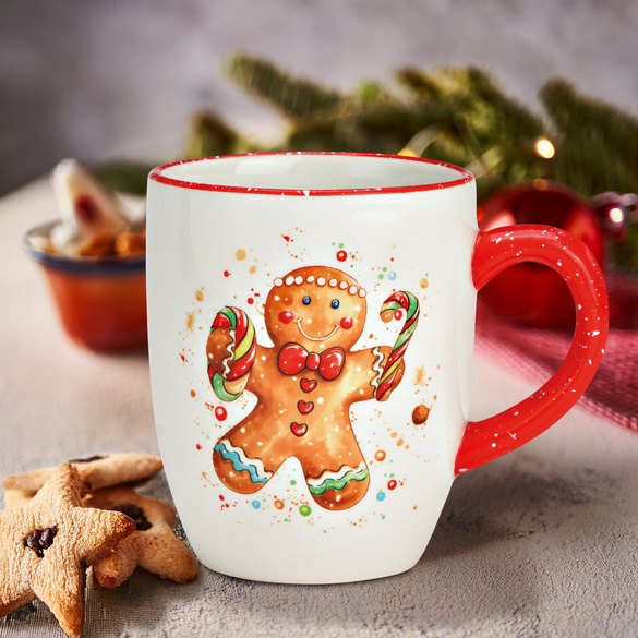 Tasse Lebkuchenfigur aus Keramik Image