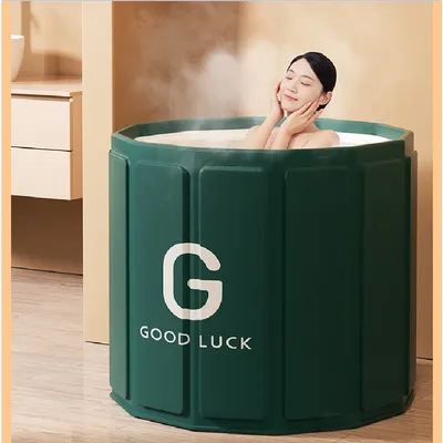 Bathing Tub for Adults, Foldable Bath Tub for Home use, Full Bbody Bath Tub, Shower Basin, Free Installation Ice bathtub