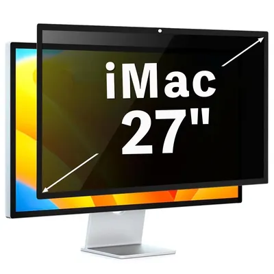 IMac computer large screen protector, Apple iMac 27 inch frame sticker, nano adsorption privacy