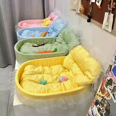 Cat's Nest Four Seasons Universal Non stick Hairy Mat for Spring, Summer, Autumn, Winter, Small Dog House Small Nest Cat's Nest