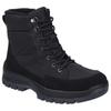 Winterboots JOSEF SEIBEL "Alaska 50", Herren, Gr. 43, schwarz, Textil, Velourslederimitat, casual, Schuhe, Snowboots, Trekking Boots, Schnürstiefel mit Warmfutter