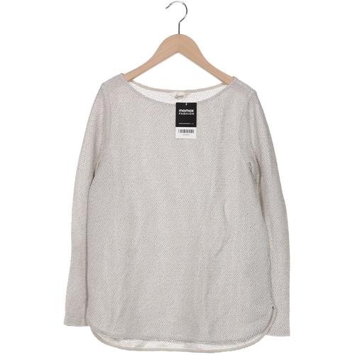 H&M Damen Pullover, Gr. 36, cremeweiß, Baumwolle, Synthetik