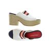 Alba Moda Damen Sandale, Gr. 39, weiß, Leder