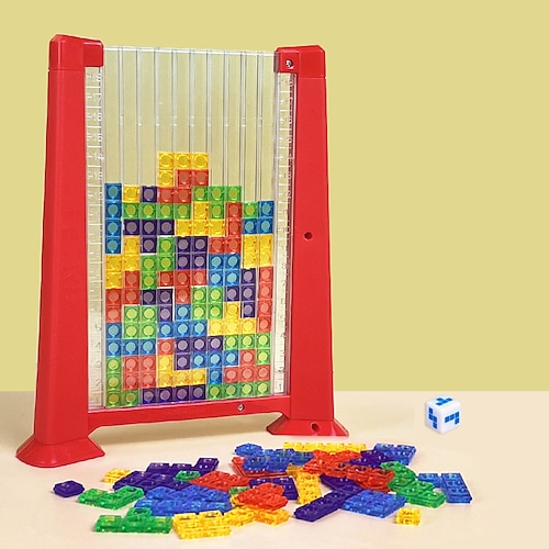 Kinderpuzzle DIY dreidimensionale Bausteine Desktop kleines Spiel Eltern-Kind interaktives Puzzle Spielzeug Weihnachten Halloween Geschenk Image