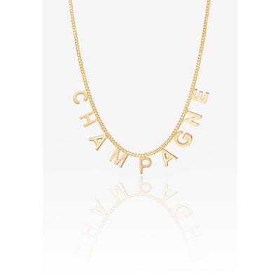 Plus Size Women's Champagne Necklace by RAD + RAE in Silver