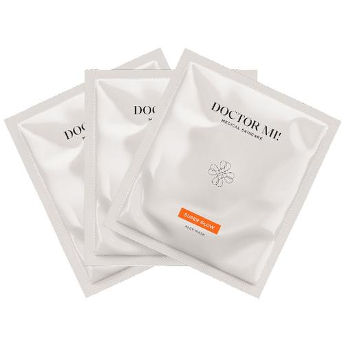 DOCTOR MI! - SUPER GLOW Face Mask Tuchmasken 3 ct