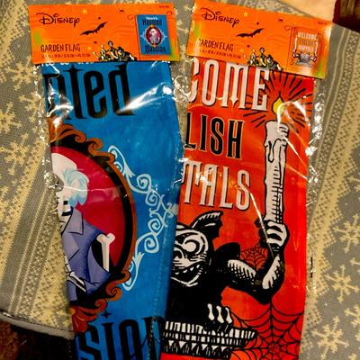 Disney Holiday | Haunted Mansion, Garden Flags | Color: Blue/Orange | Size: Os