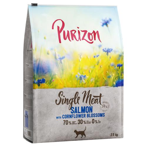 Purizon Single Meat Lachs mit Kornblumenblüten - 5 kg (2 x 2.5kg)