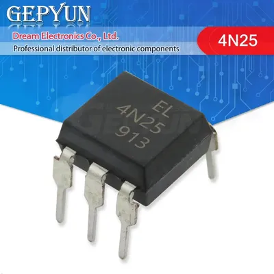 10 stücke el4n25 dip-6 4 n25 el4n35 dip6 4 n35 dip photo elektrischer koppler optokoppler neu Image
