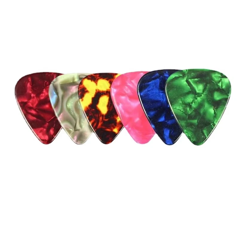 10PCS Gitarre Picks Plektrum Mediator Celluloid Elektrische Glatte Gitarre Picks Bass Akustische Elektrische Gitarre Zubehör Image