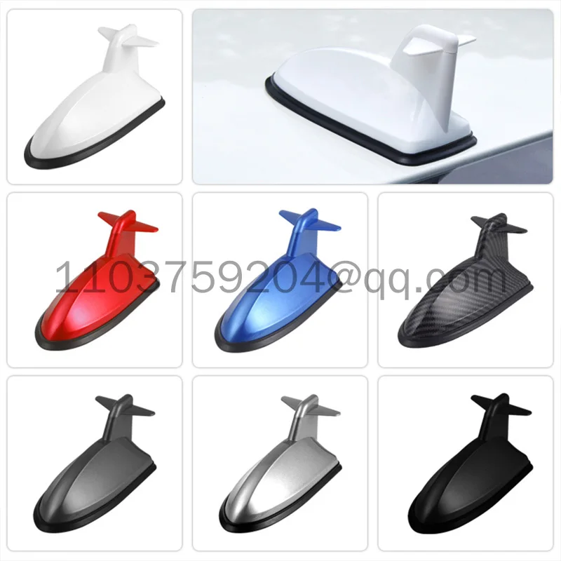 Auto Haifisch flossen antenne Radio FM Signal stärkere Kohle faser antenne Flugzeug form bin FM Radio Autodach antenne für Universal Image