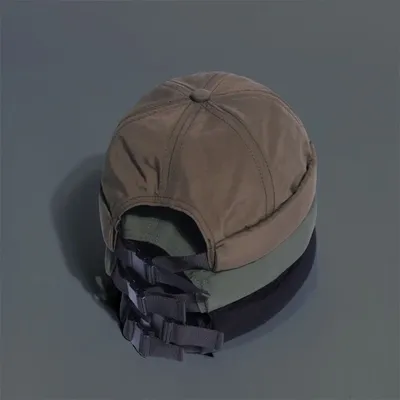 Quick Dry Brimless Hat Lightweight Daily Beanie Mesh Beanie Docker Cap Sailor Rolled Cuff Harbour Hat Casual Skullcap