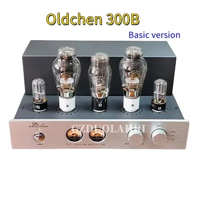 Oldchen 300B 9W*2 Röhrenverstärker Single-Ended Heimkino Pure Class A HIFI Röhrenklangverstärker mit Image