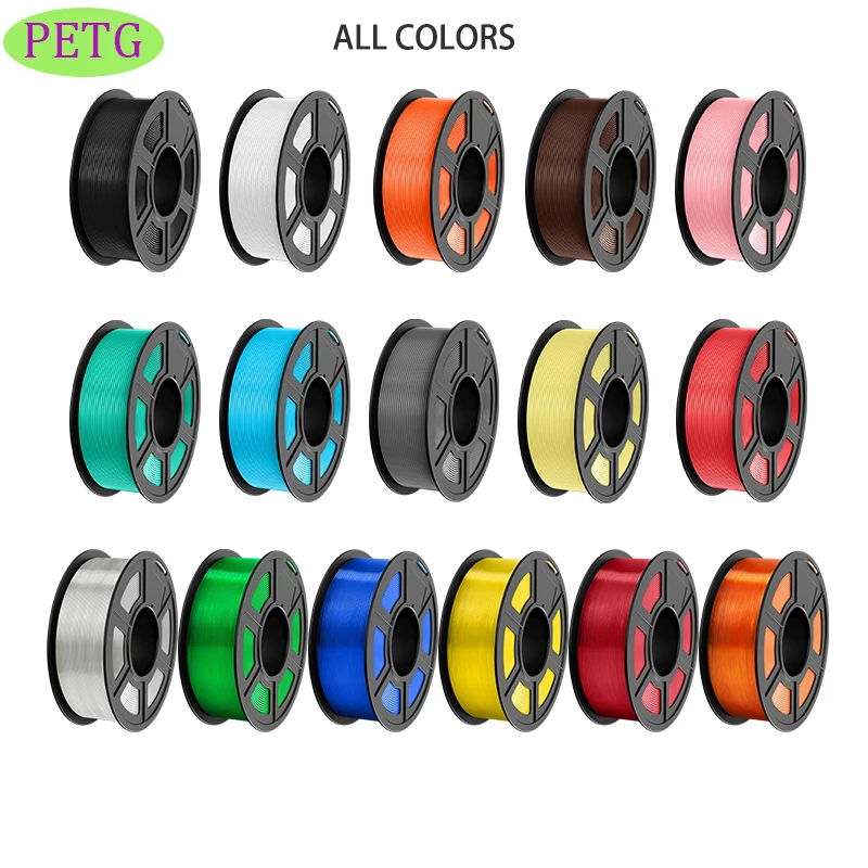 JAYO PETG 3D-Drucker-Filament, 1 Rolle/1,1 kg, 1,75 mm Filament, umweltfreundliches Material für 100 % kein Blasen, 3D-Stift und Drucker, DIY-Geschenk Image