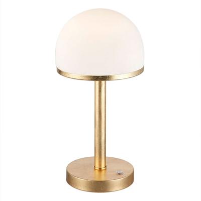 Led Nachttischlampe dimmbar Tischleuchte gold Schlafzimmerlampe Touchdimmer Leselampe Wohnzimmer, Image