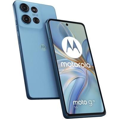 MOTOROLA Smartphone "moto g75 256GB" Mobiltelefone Gr. 256 GB, blau (aqua blue)