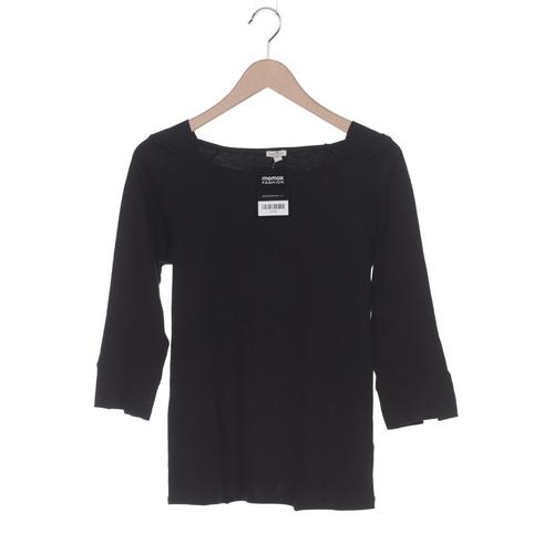 Grüne Erde Damen Langarmshirt, Gr. 40, schwarz, Baumwolle