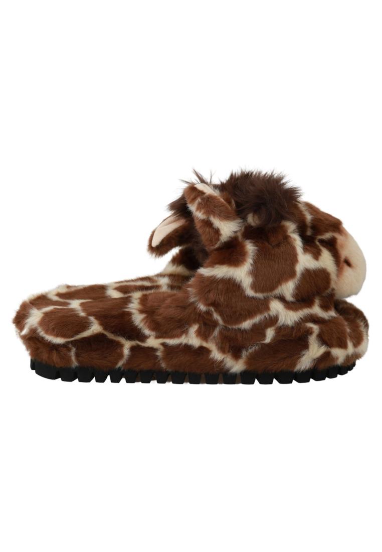 Wunderschone Giraffenpantoffeln