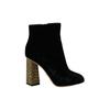 Crystal Square Heel Schuhe