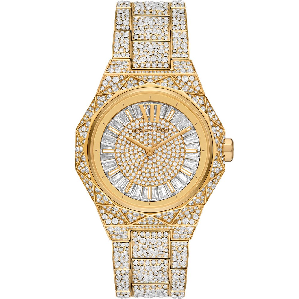 Michael Kors MK7398 Raquel Pave Gold-Ton Damenuhr Image