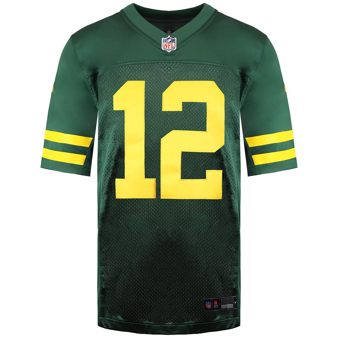 Nike NFL Green Bay Packers 12 Aaron Rodgers Limited Ersatzspielertrikot Image