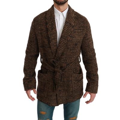 Karierte Wollmanteljacke Image