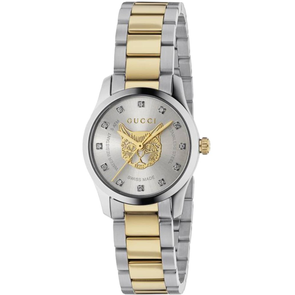 Gucci YA1265016 G-Timeless zweifarbige Damenuhr Image