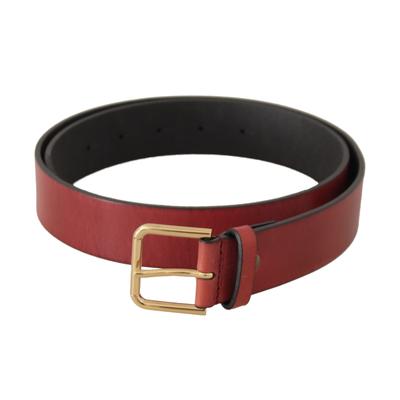 Gravierter Schnallengurtel aus Metall - Leder Image