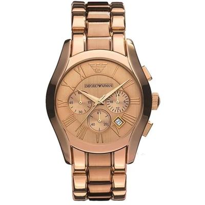 Emporio Armani AR0365 Rose Gold Chronograph Herrenuhr Image