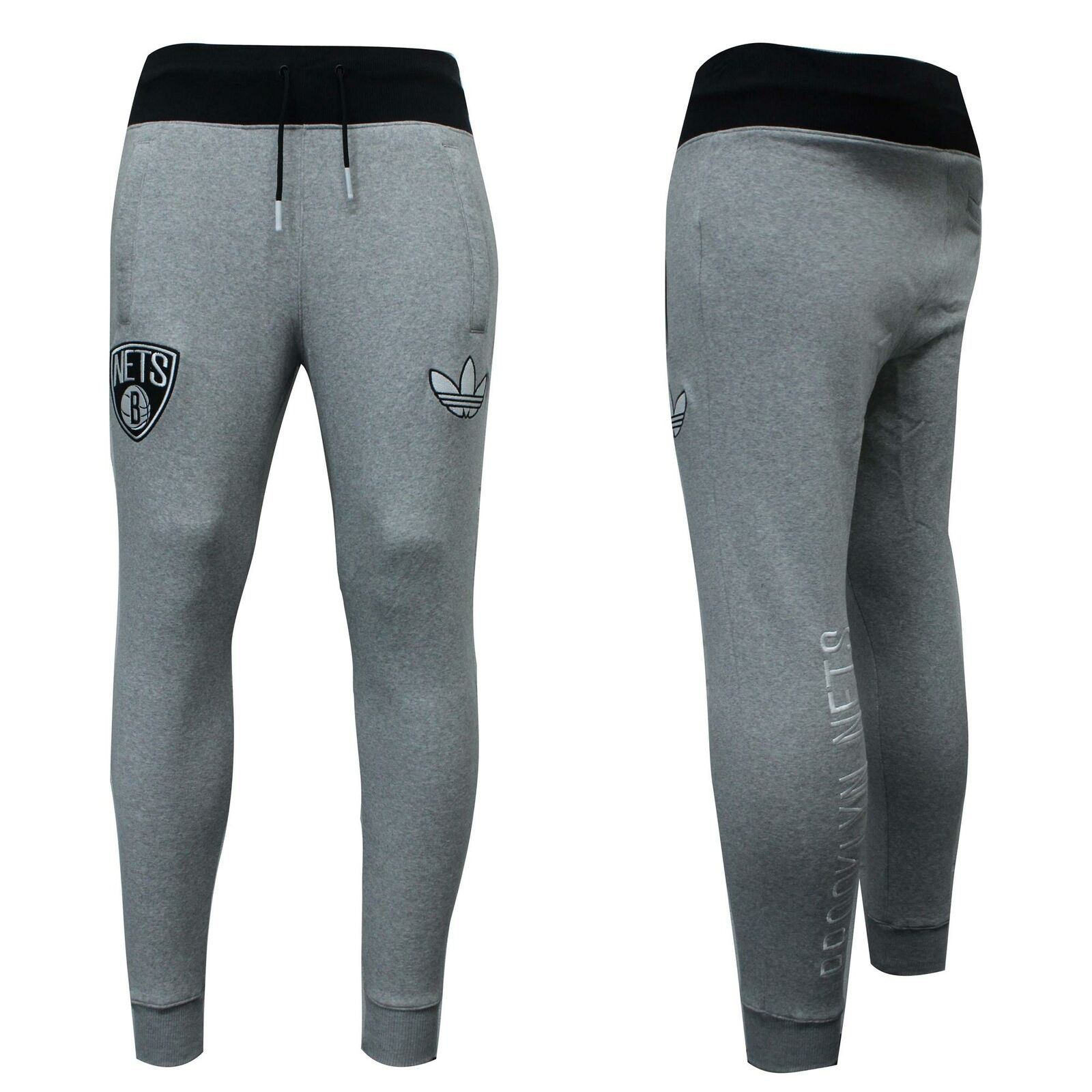 Adidas Brooklyn Nets Womens Grey Track Hosen Image