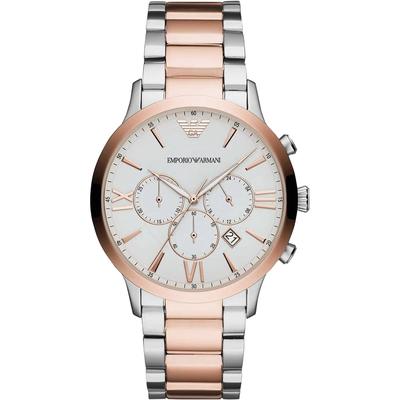 Emporio Armani AR11209 Giovanni Chronograph Weißes Zifferblatt Herrenuhr Image