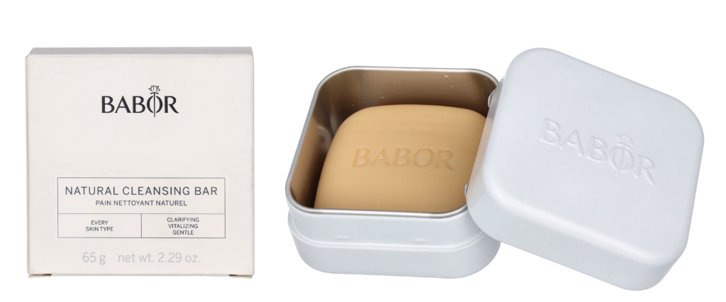 Babor Natural Cleansing Bar + Can. Image