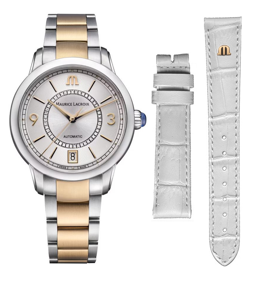 Maurice Lacroix Pontos Damen-Multicolor-Uhr PT6006-PVP0E-120-F