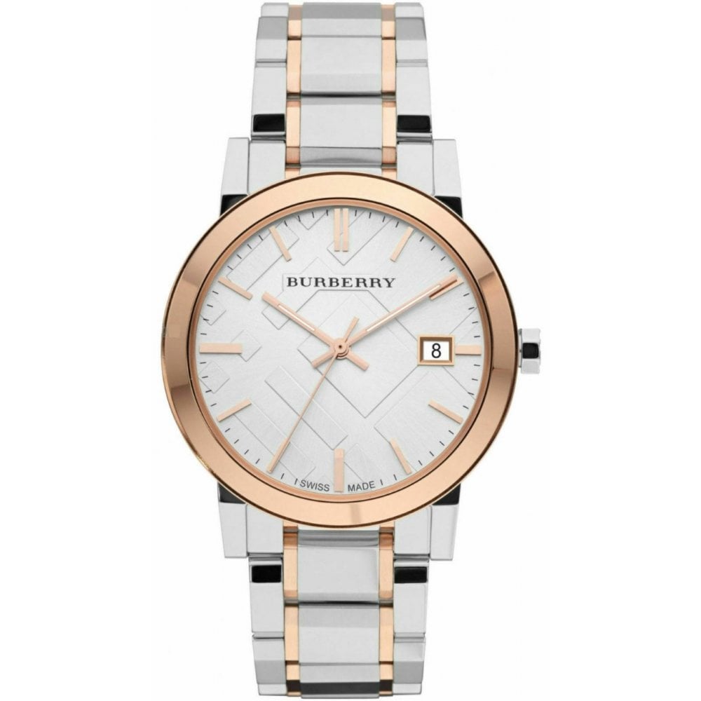 Burberry BU9006 Unisex-Uhr The City zweifarbig Rose Gold Image