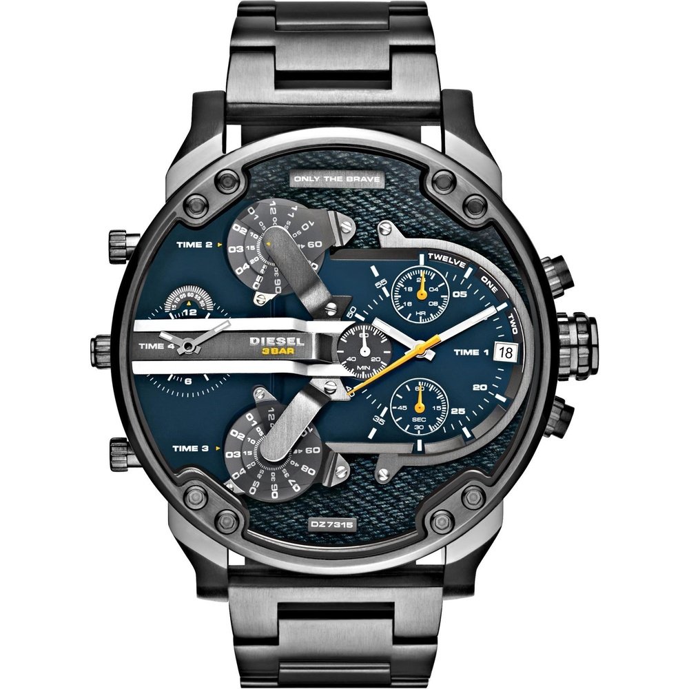 Diesel DZ7331 Mr Daddy 2.0 Gunmetal Edelstahl Herrenuhr Image