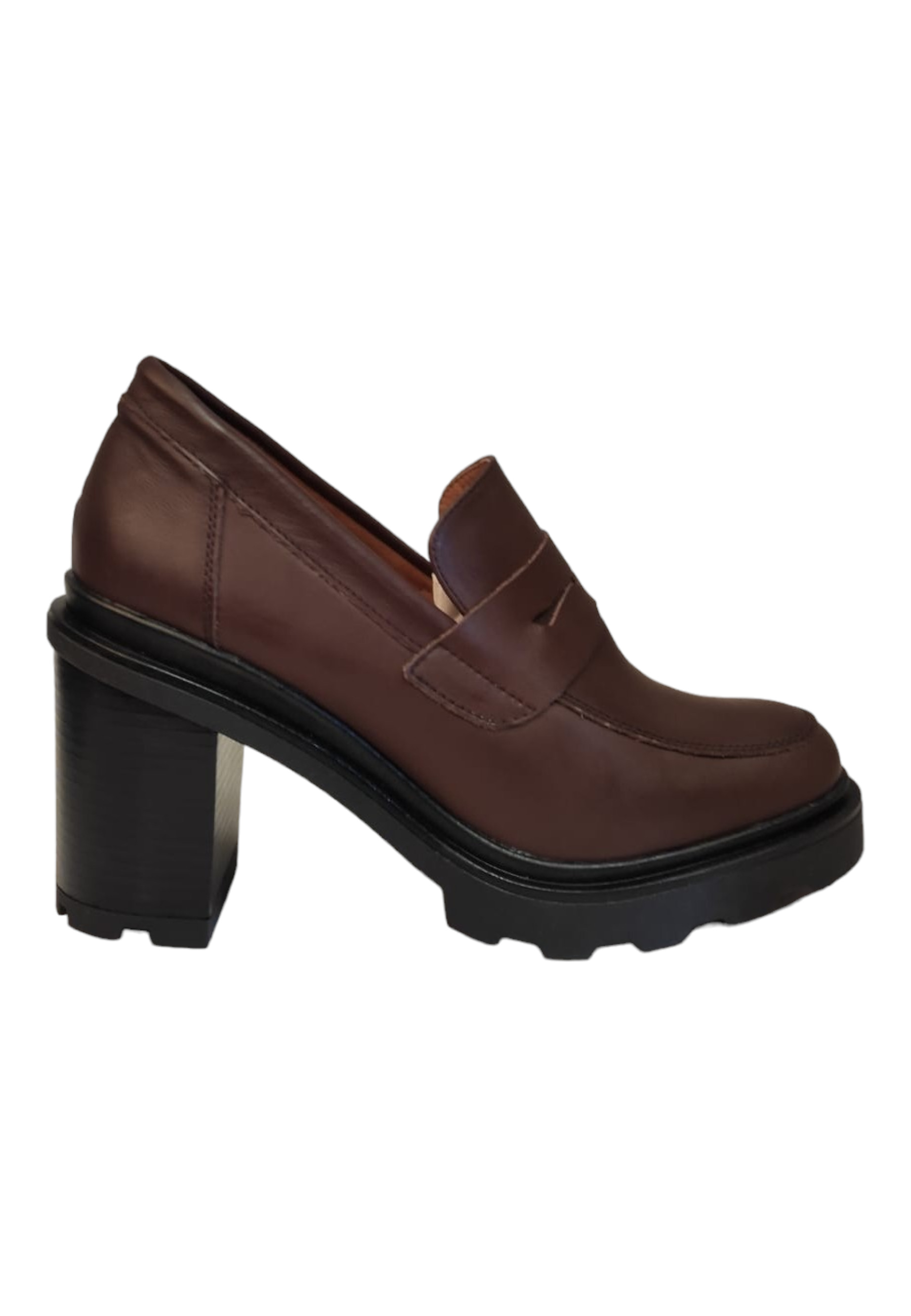 Damen-Monkstrap-Schuh Belang Farbe Braun