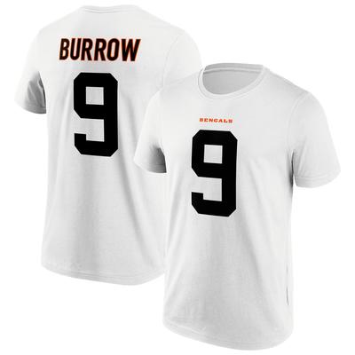Cincinnati Bengals Road Name & Number T-Shirt - Joe Burrow - Herren Image