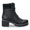 Winterstiefelette PANAMA JACK "Phoebe B17", Damen, Gr. 38, schwarz, Nappaleder, unifarben, klassisch, Schuhe, mit Warmfutter