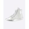 Sneaker ANDREA CONTI, Damen, Gr. 39, silber (weiß, silberfarben), Leder, Glattleder, Rindsleder, modisch, Schuhe