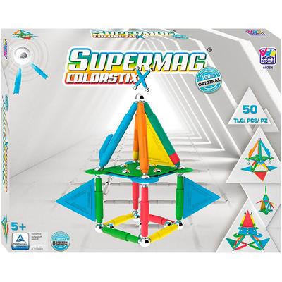 Magnetspielbausteine HAPPY PEOPLE "Supermag Color Stix", bunt, Spielbausteine, Kinder, Kunststoff, Made in Europe Image