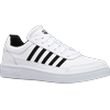 Sneaker K-SWISS "Court Chasseur", Gr. 46, schwarz-weiß (weiß, schwarz), Textil, Synthetik, sportlich, Schuhe