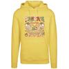 Kapuzenpullover F4NT4STIC "Santas favorite Ho Ho Ho Christmas", Damen, Gr. L, gelb (taxi gelb), Obermaterial: 65% Baumwolle, 35% Polyester, casual, relaxed fit, Langarm, Pullover, Premium Qualität