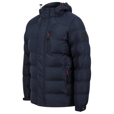 Coats / Jackets Yorkshire Quilted Puffer Coat with Hood In Sky Captain Navy / XL - Tokyo Laundry