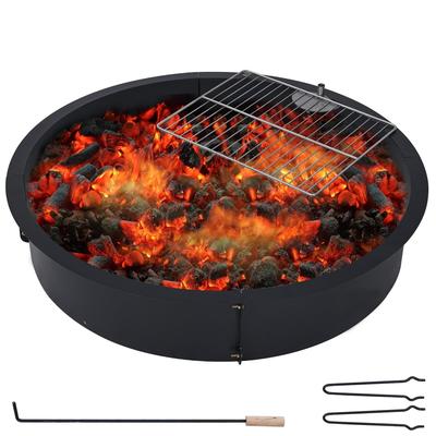 Fire Pit Ring with Grill-Grate