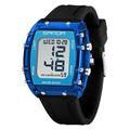 SANDA Hommes Montre Digitale Créatif Mode Décontractée Montre Bracelet Lumineux Chronomètre Fonction réveille Compte à rebours Gel de Silicone Suivre