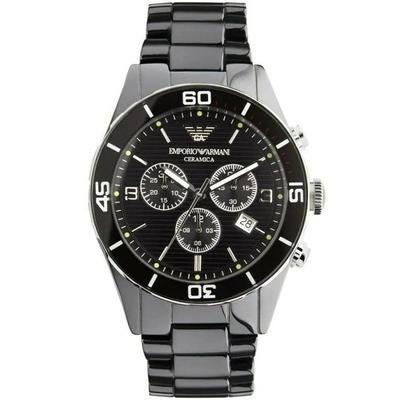Emporio Armani AR1421 Herrenuhr Leo Ceramica Image