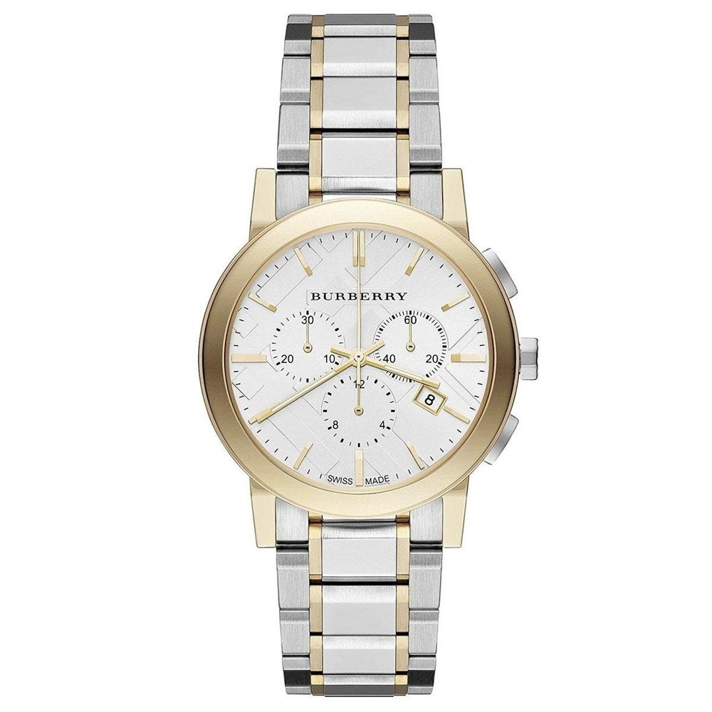 Burberry The City zweifarbiger Chronograph Unisex-Uhr BU9751 Image